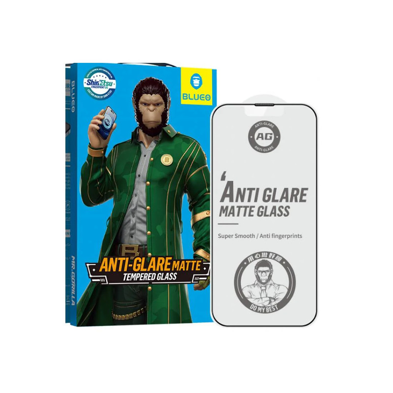 Blueo Anti Glare Matte Tempered Glass Screen Protector - iPhone 16 Pro Max - 6.9 - أكسسوار